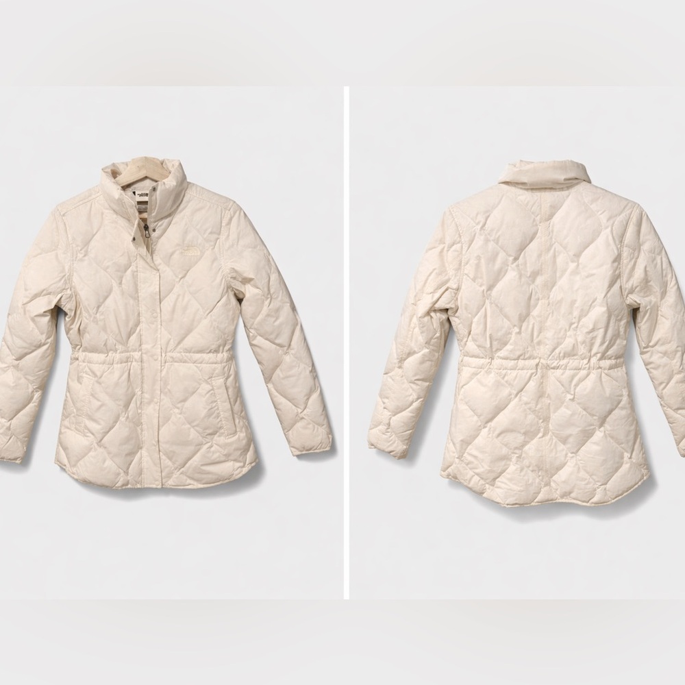 Northface Quilted Cream Jacket
